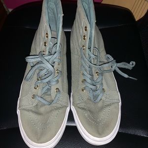 Green Vans High Tops